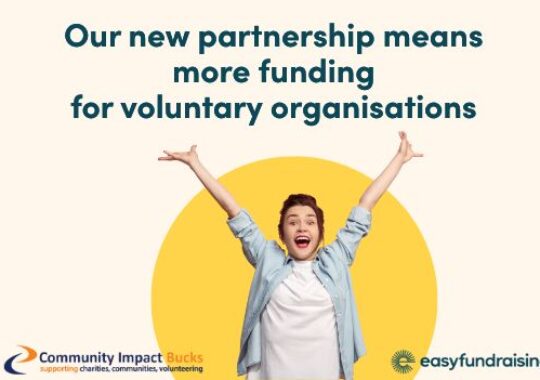 Easyfundraising and Community Impact Bucks partnership